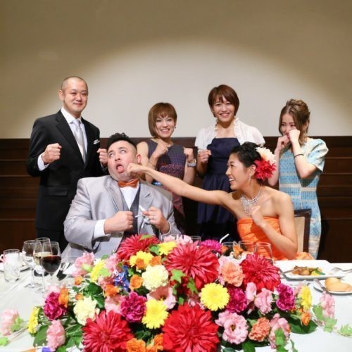 festivalスタート!!お2人の人柄らしく、ワイワイと盛り上がる結婚式!