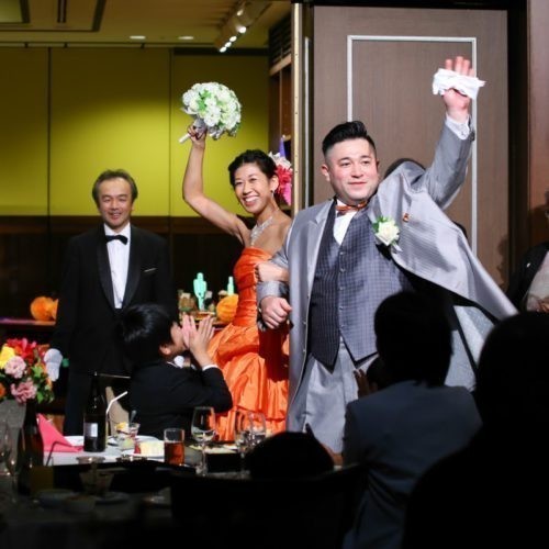 festivalスタート!!お2人の人柄らしく、ワイワイと盛り上がる結婚式!