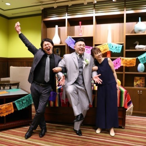 festivalスタート!!お2人の人柄らしく、ワイワイと盛り上がる結婚式!