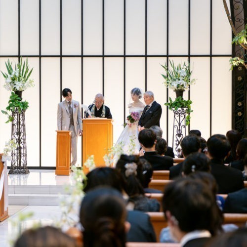 祝福と愛情の詰まった結婚式