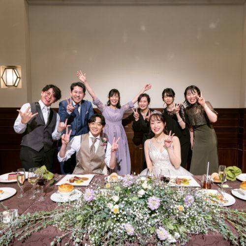 祝福と愛情の詰まった結婚式