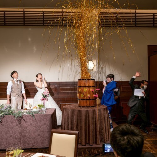 祝福と愛情の詰まった結婚式