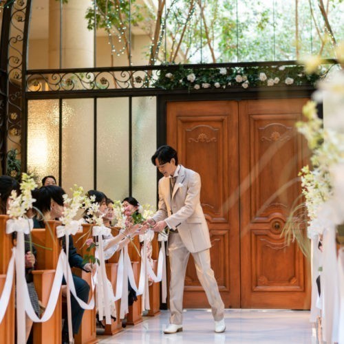 祝福と愛情の詰まった結婚式