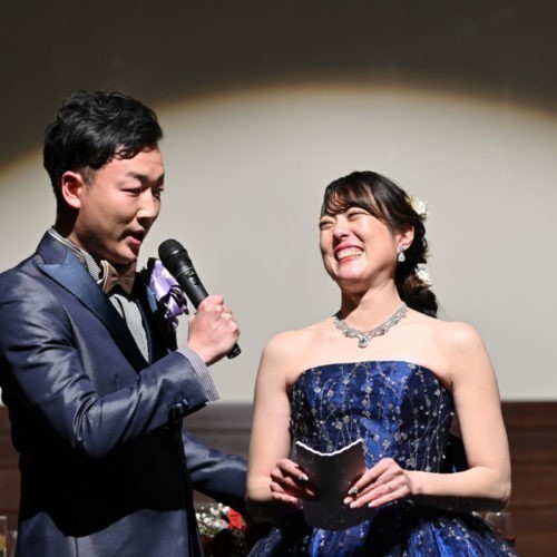テーマは”感謝”
みんなの笑顔を思い浮かべて進めた結婚式準備