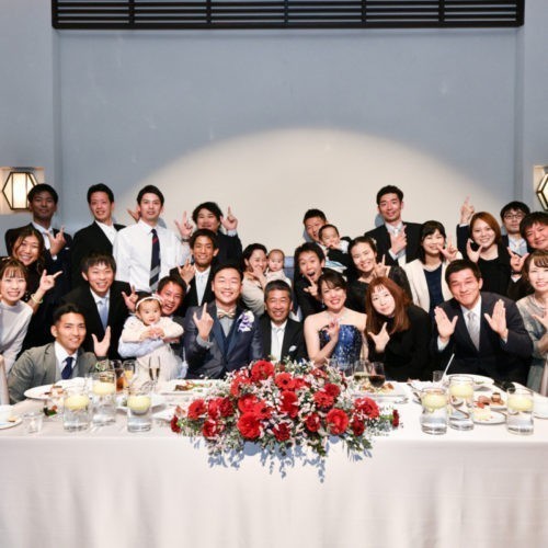 テーマは”感謝”
みんなの笑顔を思い浮かべて進めた結婚式準備